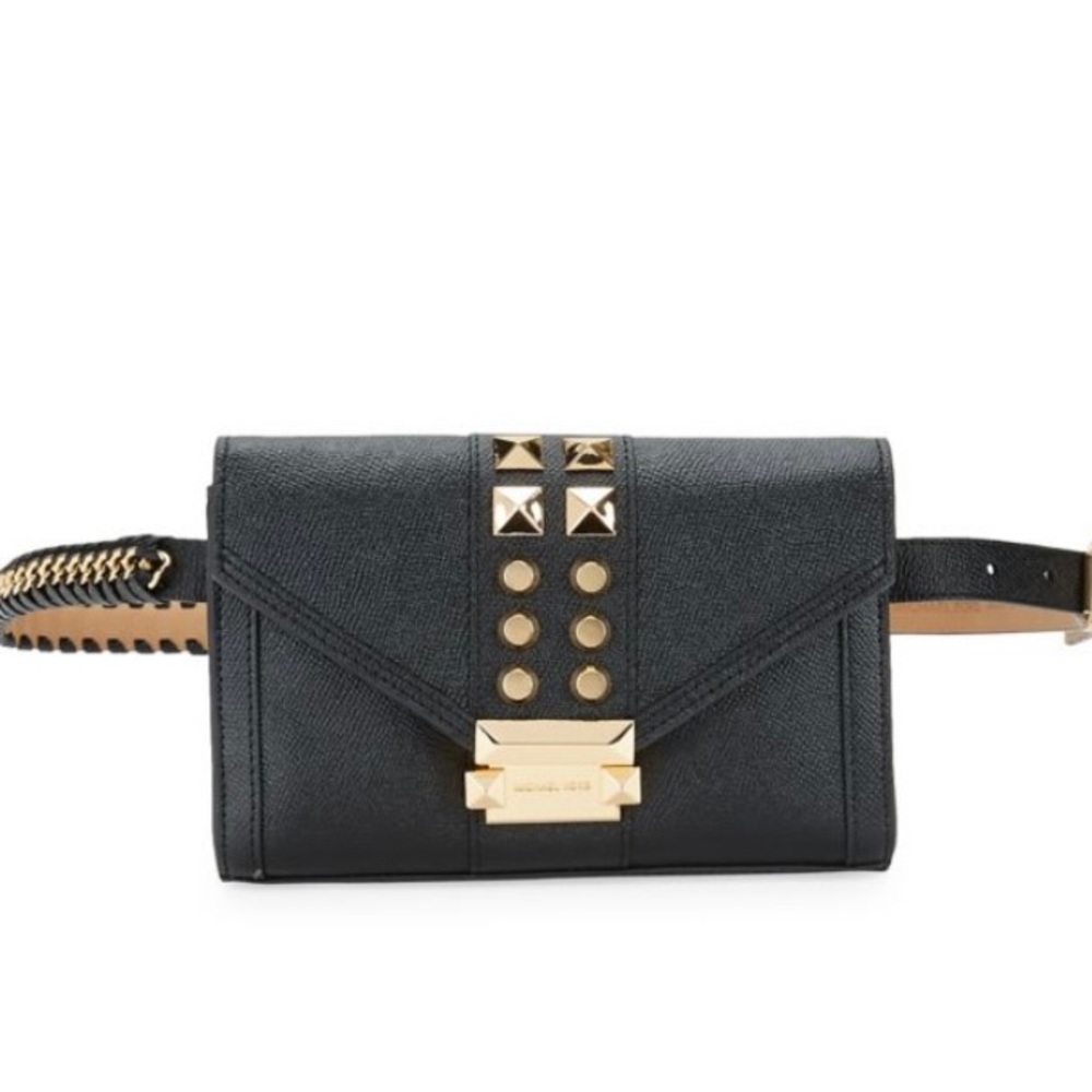 NWT Michael Kors Studded Leather Belt Bag